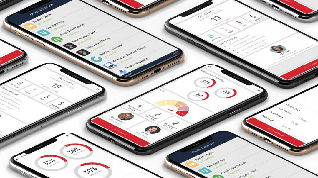 Mobile apps built with Umajin