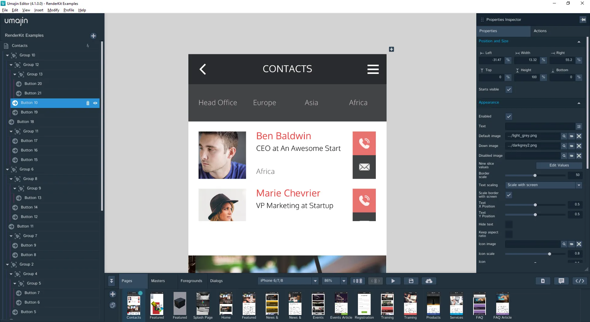 Editor UI